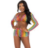 Leg Avenue - Ensemble De Trois Pièces Multicolore
